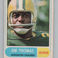 1968 O-Pee-Chee CFL #105 Jim Thomas  Edmonton Eskimos  101067 Image 1