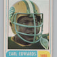 1968 O-Pee-Chee CFL #108 Earl Edwards  Edmonton Eskimos  101069 Image 1