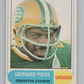 1968 O-Pee-Chee CFL #117 Greenard Poles  Edmonton Eskimos  101074 Image 1
