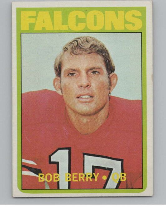1972 Topps #107 Bob Berry  Atlanta Falcons  101088 Image 1