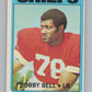 1972 Topps #177 Bobby Bell  Kansas City Chiefs  101089 Image 1