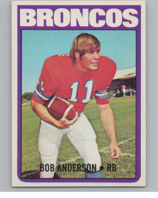 1972 Topps #154 Bob Anderson  Denver Broncos  101098 Image 1