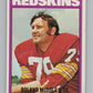 1972 Topps #168 Ron McDole  Washington Redskins  101101 Image 1
