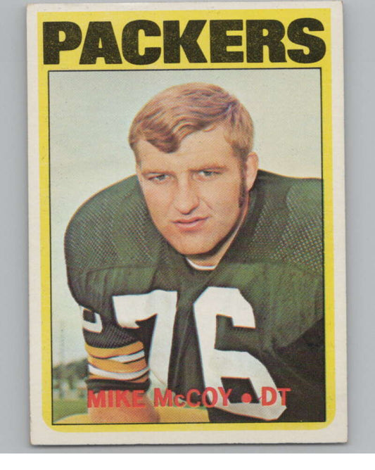 1972 Topps #172 Mike McCoy  Green Bay Packers  101103 Image 1