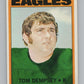 1972 Topps #175 Tom Dempsey  New Orleans Saints  101105 Image 1