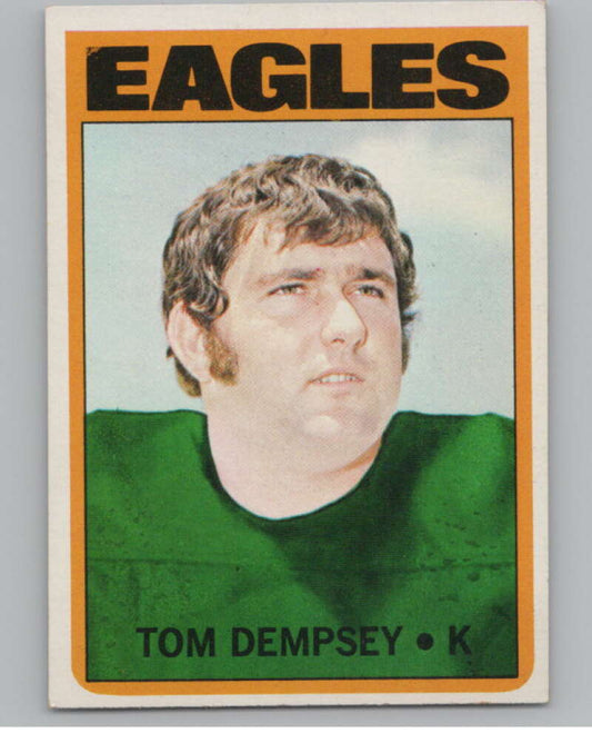 1972 Topps #175 Tom Dempsey  New Orleans Saints  101106 Image 1