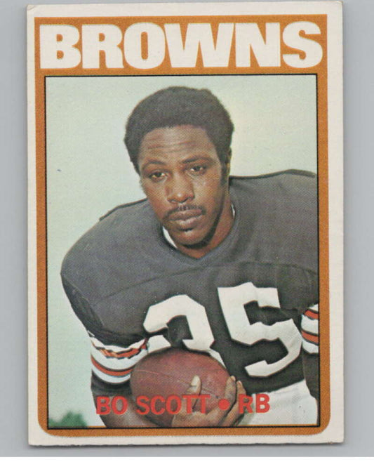 1972 Topps #187 Bo Scott  Cleveland Browns  101109 Image 1