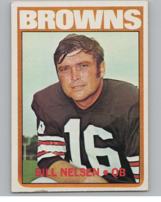 1972 Topps #211 Bill Nelsen  Cleveland Browns  101116 Image 1