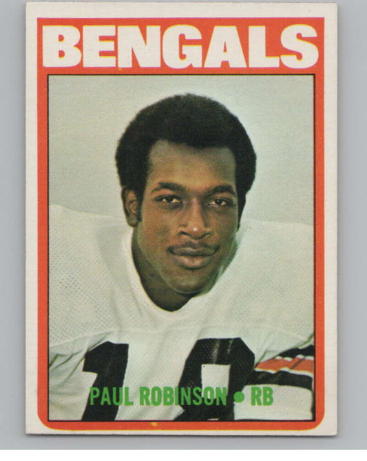 1972 Topps #219 Paul Robinson  Cincinnati Bengals  101120 Image 1