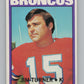 1972 Topps #226 Jim Turner  Denver Broncos  101121 Image 1