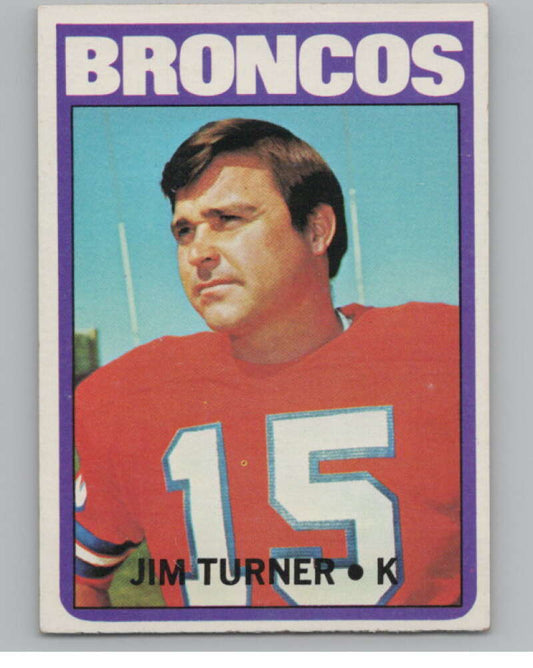 1972 Topps #226 Jim Turner  Denver Broncos  101121 Image 1