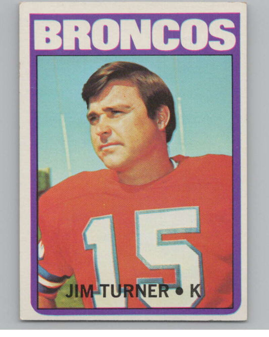 1972 Topps #226 Jim Turner  Denver Broncos  101122 Image 1