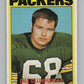 1972 Topps #231 Gale Gillingham  Green Bay Packers  101125 Image 1