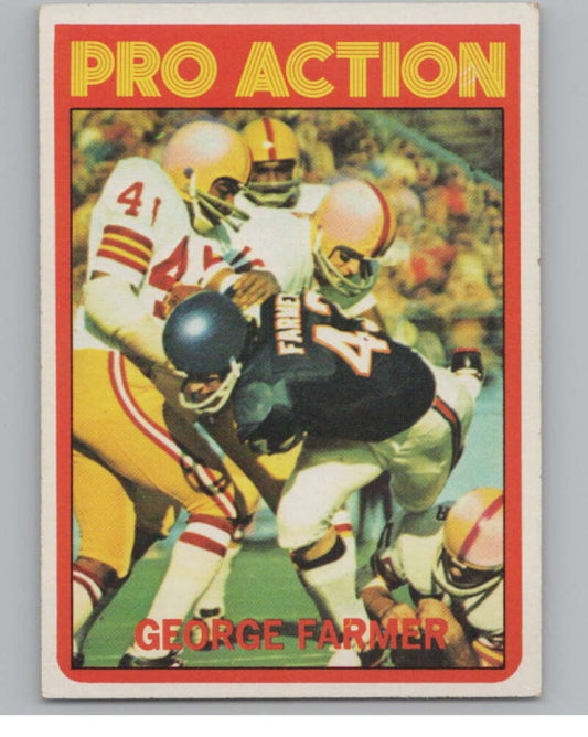 1972 Topps #252 George Farmer IA  Chicago Bears  101128 Image 1