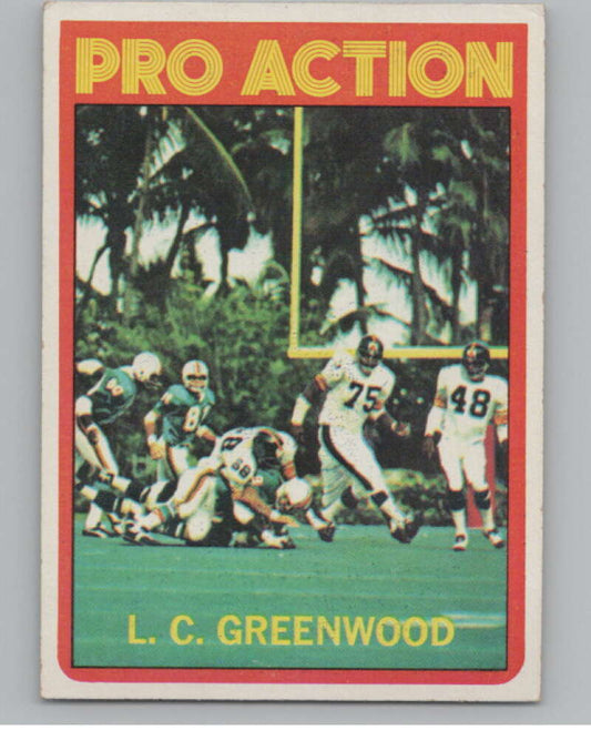 1972 Topps #257 L.C. Greenwood IA  Pittsburgh Steelers  101130 Image 1