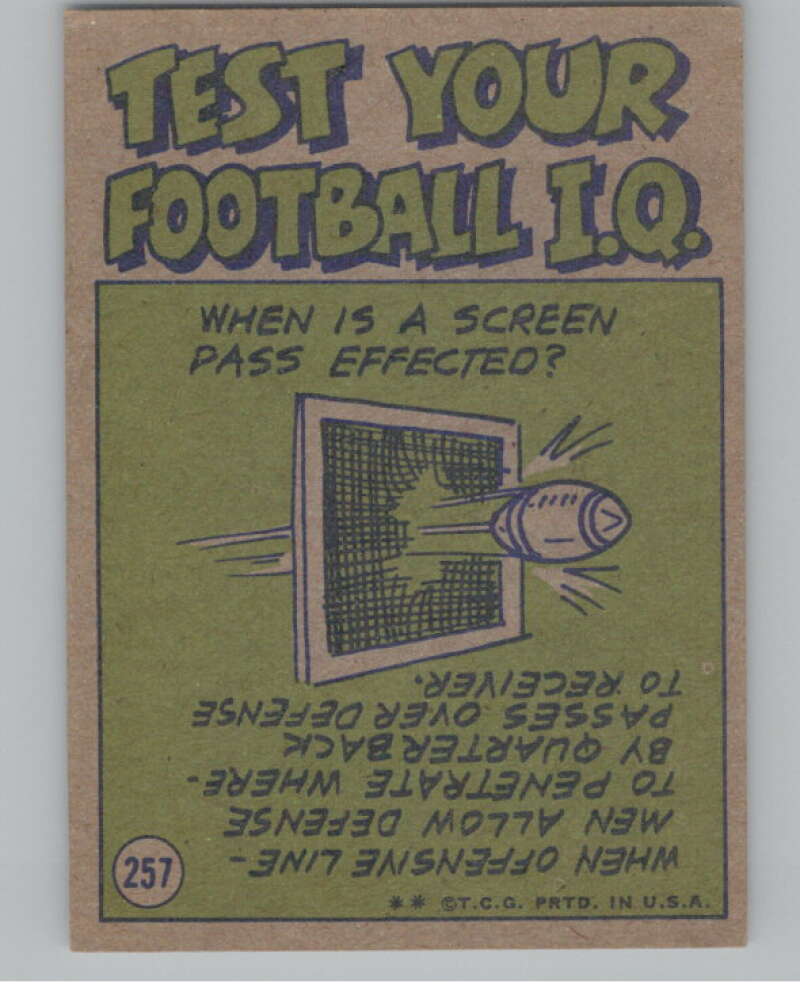 1972 Topps #257 L.C. Greenwood IA  Pittsburgh Steelers  101130 Image 2