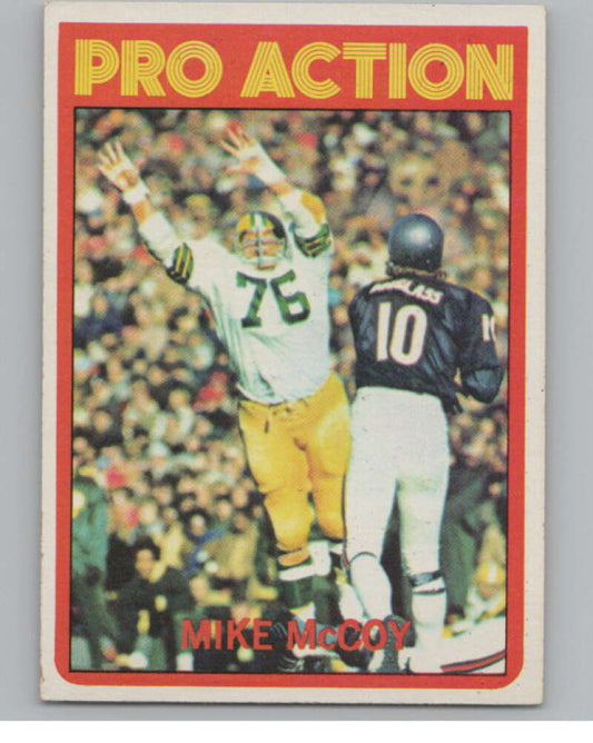 1972 Topps #260 Mike McCoy IA  Green Bay Packers  101132 Image 1