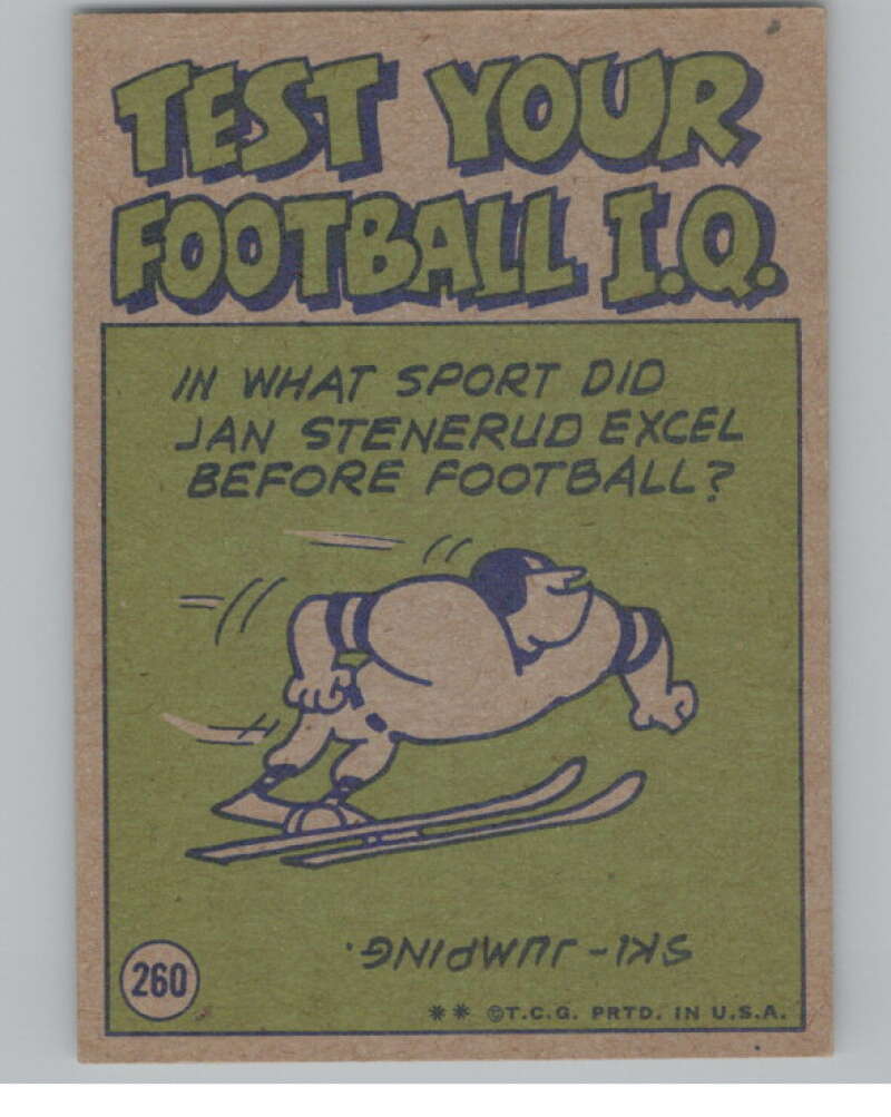 1972 Topps #260 Mike McCoy IA  Green Bay Packers  101132 Image 2