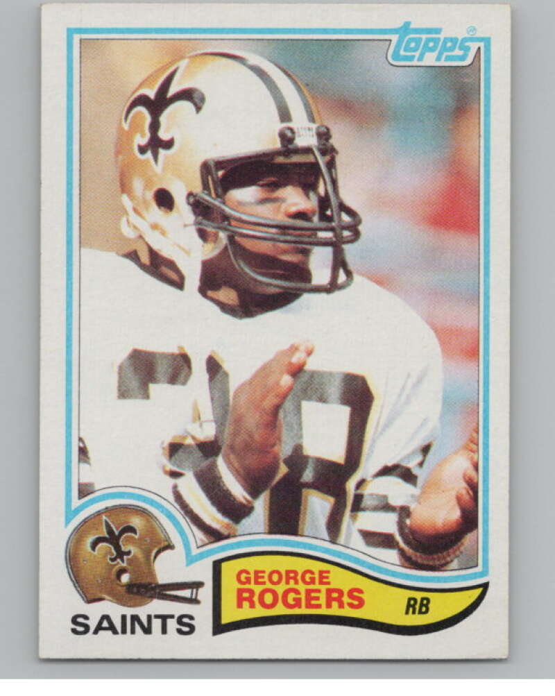 1982 Topps #410 George Rogers  RC Rookie New Orleans Saints  101133 Image 1