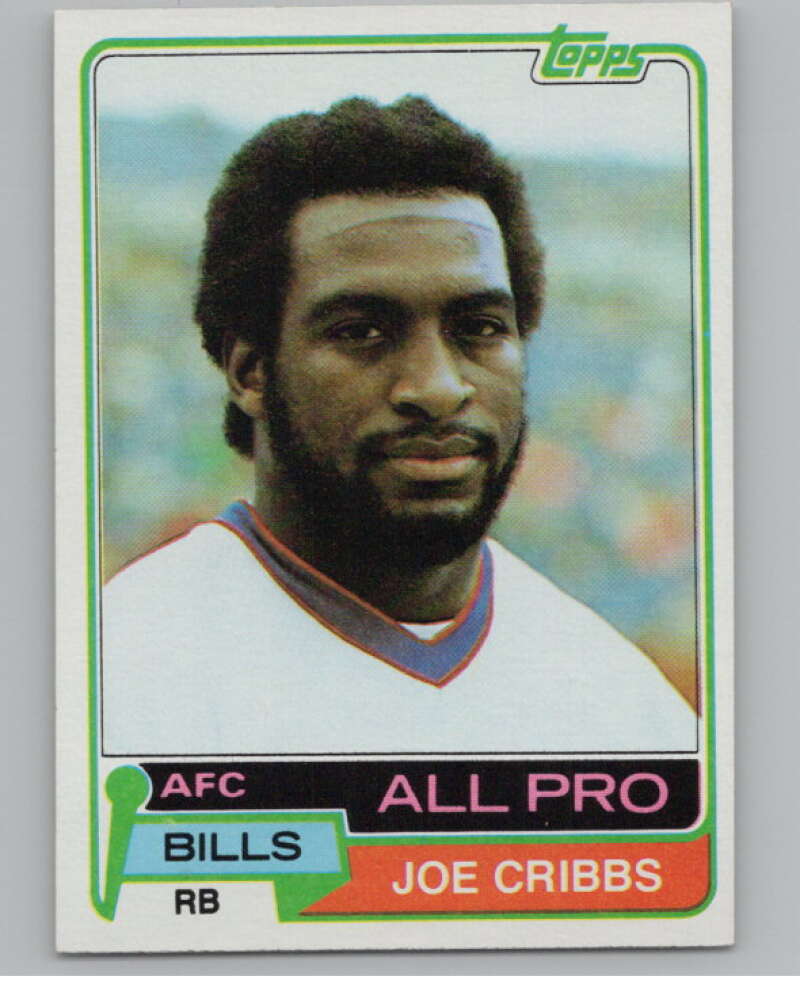 1981 Topps #360 Joe Cribbs  RC Rookie Buffalo Bills  101134 Image 1