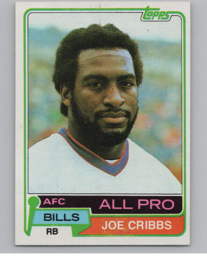 1981 Topps #360 Joe Cribbs  RC Rookie Buffalo Bills  101135 Image 1