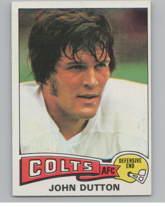 1975 Topps #501 John Dutton  RC Rookie Baltimore Colts  101137 Image 1