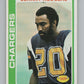 1978 Topps #63 Johnny Rodgers  RC Rookie San Diego Chargers  101138 Image 1