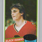 1980-81 Topps #98 Keith Brown UNSCRATCHED RC Rookie Blackhawks  V101145 Image 1