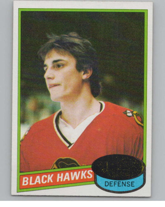 1980-81 Topps #98 Keith Brown UNSCRATCHED RC Rookie Blackhawks  V101145 Image 1