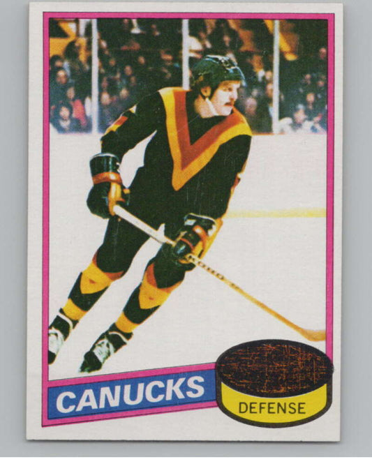 1980-81 Topps #177 Lars Lindgren UNSCRATCHED RC Rookie Canucks  V101151 Image 1