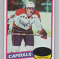 1980-81 Topps #222 Bengt Gustafsson UNSCRATCHED RC Rookie Capitals  V101157 Image 1