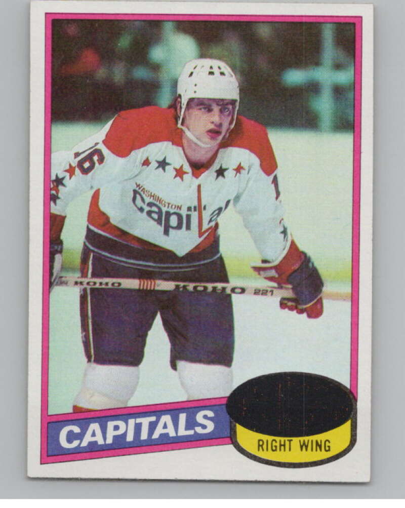 1980-81 Topps #222 Bengt Gustafsson UNSCRATCHED RC Rookie Capitals  V101157 Image 1