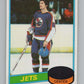 1980-81 Topps #243 Ron Wilson UNSCRATCHED RC Rookie Winnipeg Jets  V101159 Image 1
