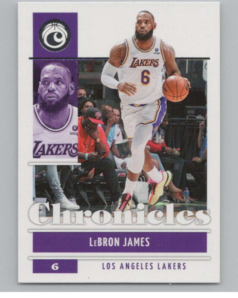 2021-22 Panini Chronicles #4 LeBron James  Los Angeles Lakers  V101162 Image 1