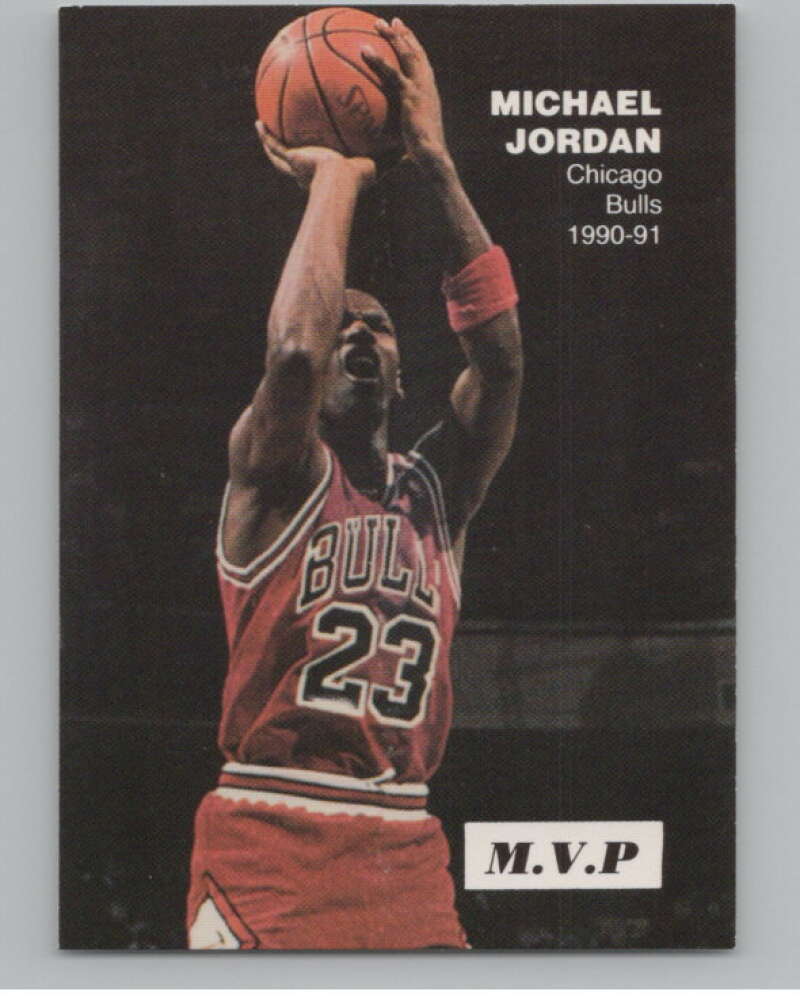 1990-91 NBA Superstars MVP #1 of 7 Michael Jordan NM Chicago Bulls V101168 Image 1
