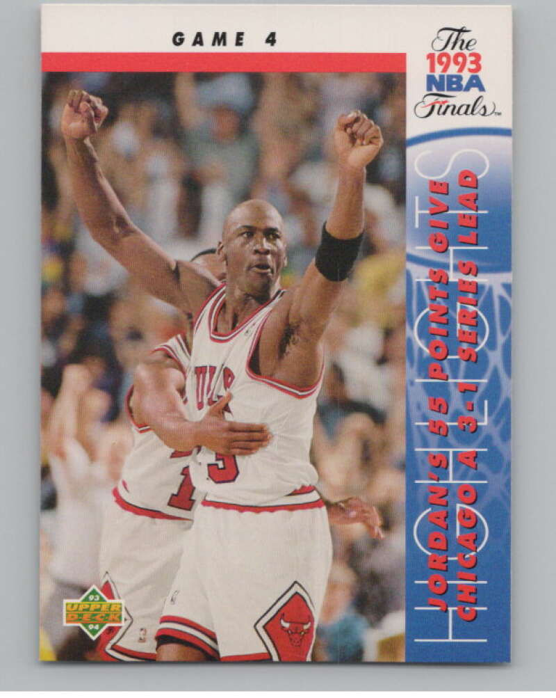 1993-94 Upper Deck #201 Michael Jordan FIN  Chicago Bulls  V101172 Image 1