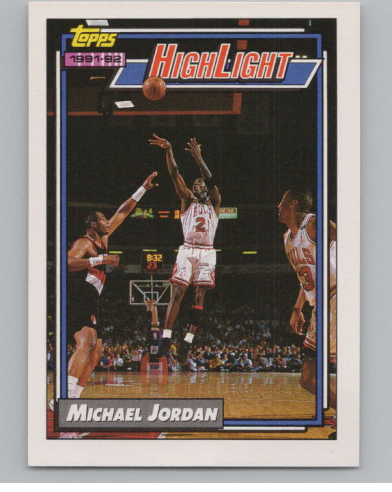 1992-93 Topps #3 Michael Jordan HL  Chicago Bulls  V101175 Image 1