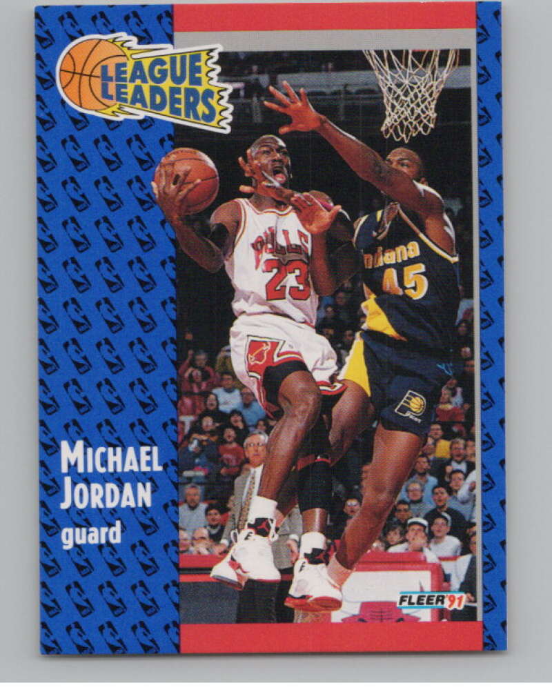 1991-92 Fleer #220 Michael Jordan LL  Chicago Bulls  V101176 Image 1
