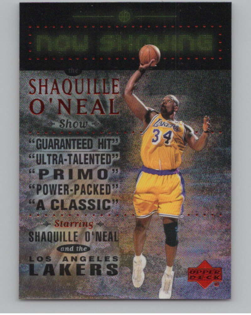 1999-00 Upper Deck Now Showing #NS13 Shaquille O'Neal  V101179 Image 1