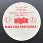 1976 MSA Buckmans Zipz Discs Dave Kingman Baseball New York Mets Image 2