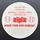 1976 MSA Buckmans Zipz Discs Dave Conception Baseball Cincinnati Reds Image 2