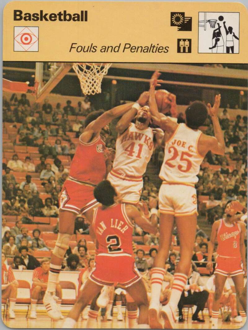 1979 Sportscaster #3010 Fouls and Penalties Basketball Photo Card  Image 1