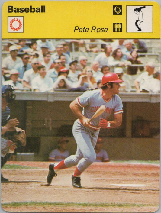 1977 Sportscaster #804 Pete Rose Baseball Photo Card  Image 1