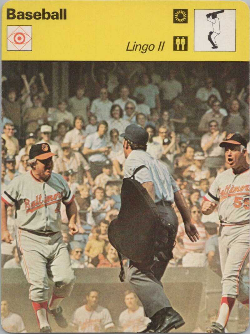 1978 Sportscaster #1816 Lingo II Baseball Photo Card  Image 1