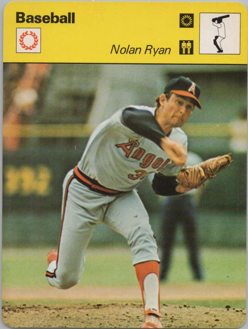 1978 Sportscaster #2304 Nolan Ryan Baseball Photo Card  Image 1