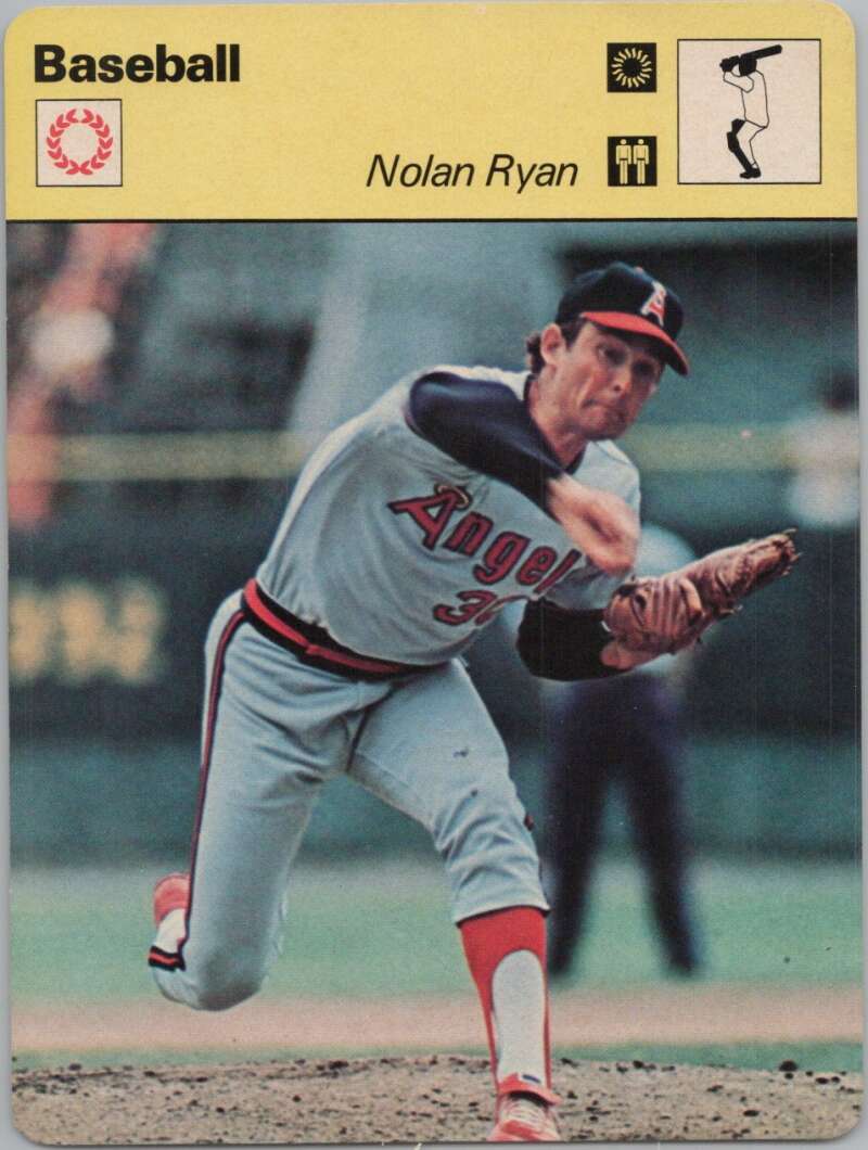 1978 Sportscaster #2304 Nolan Ryan Baseball Photo Card  Image 1