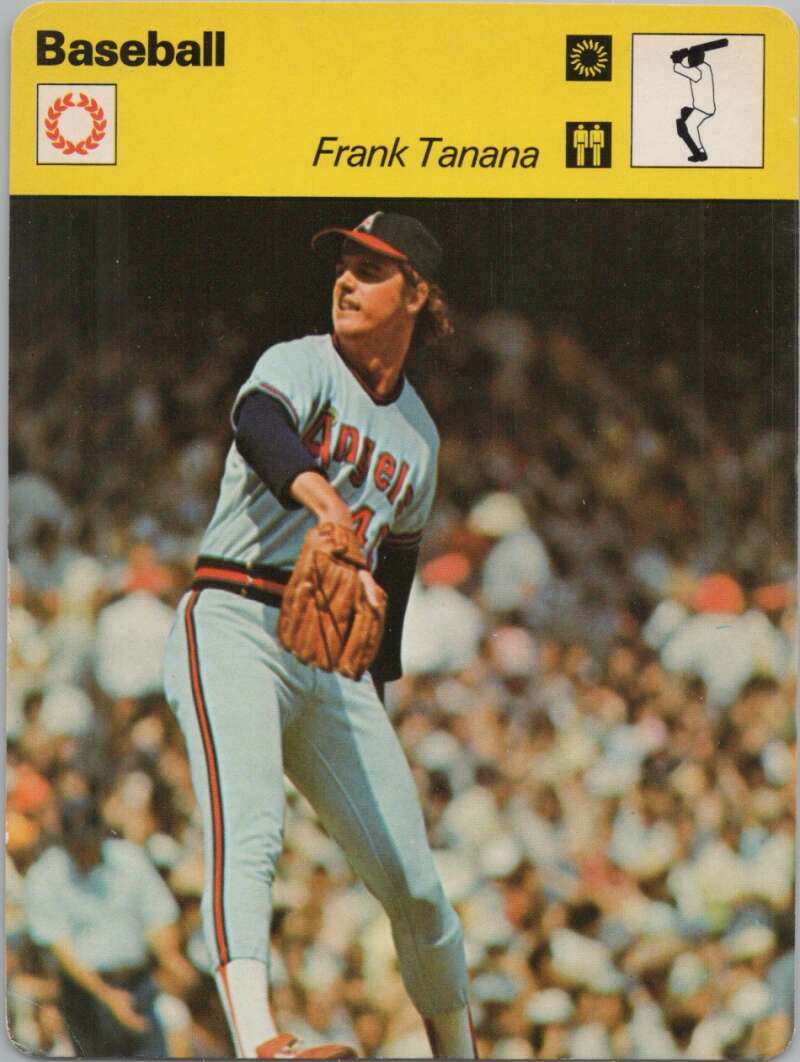 1978 Sportscaster #2518 Frank Tanana Baseball Photo Card  Image 1