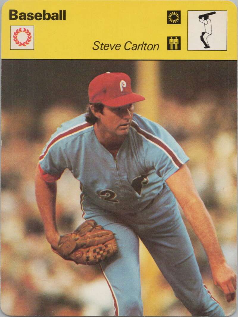 1978 Sportscaster #2702 Steve Carlton Baseball Photo Card  Image 1