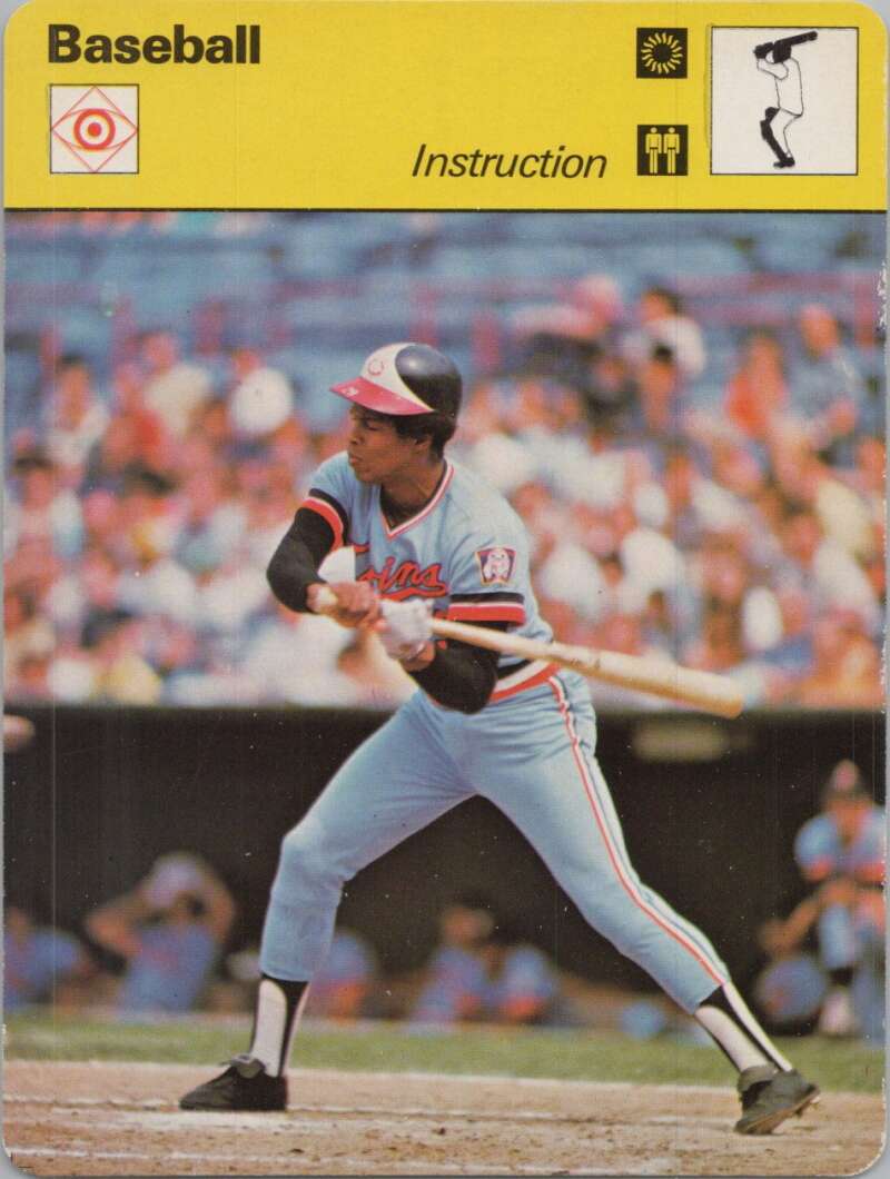 1978 Sportscaster #3101 Instruction Baseball Photo Card  Image 1