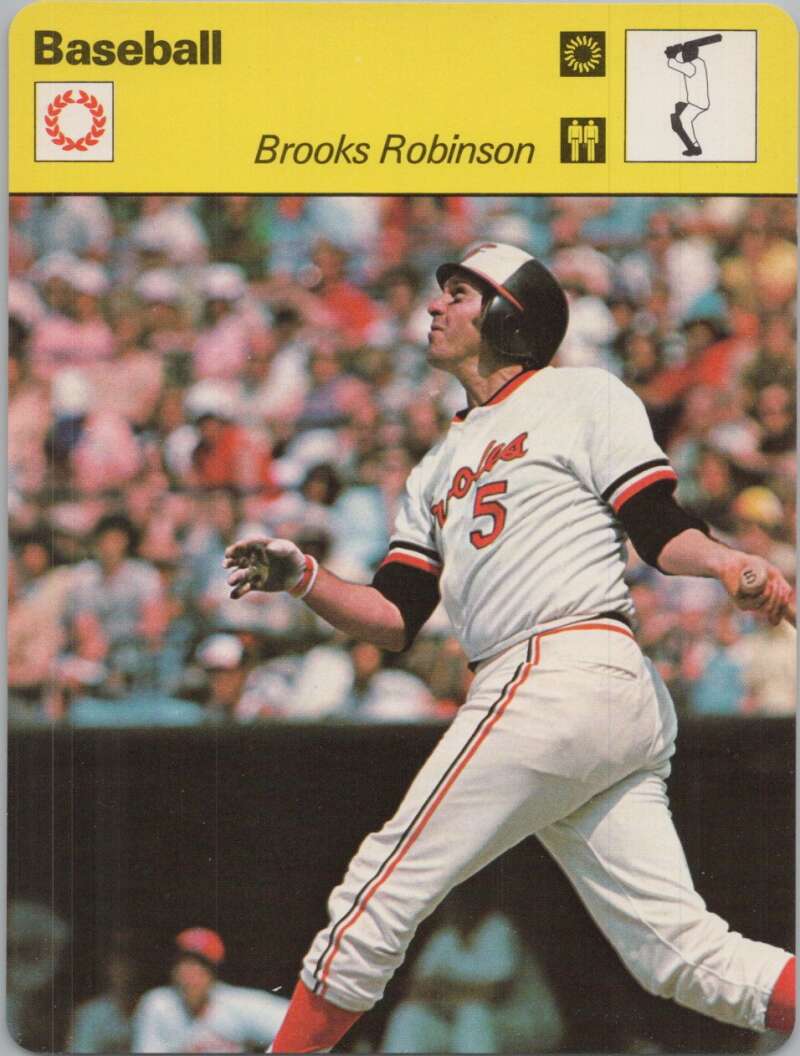 1979 Sportscaster #1607 Brooks Robinson Baseball Photo Card  Image 1